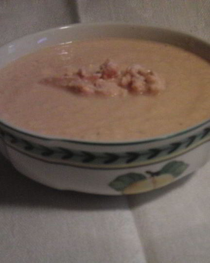 Рецепт супа-пюре из красной рыбки