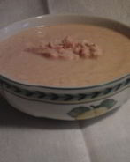 Суп-пюре из красной рыбки