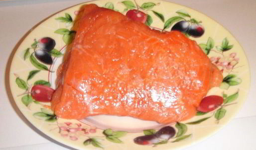 суп-пюре из красной рыбки