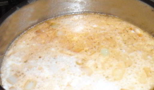 суп-пюре из красной рыбки