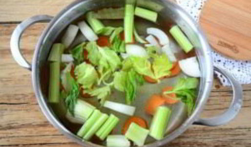 суп-пюре из лука-порея