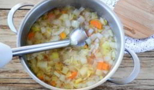 суп-пюре из лука-порея