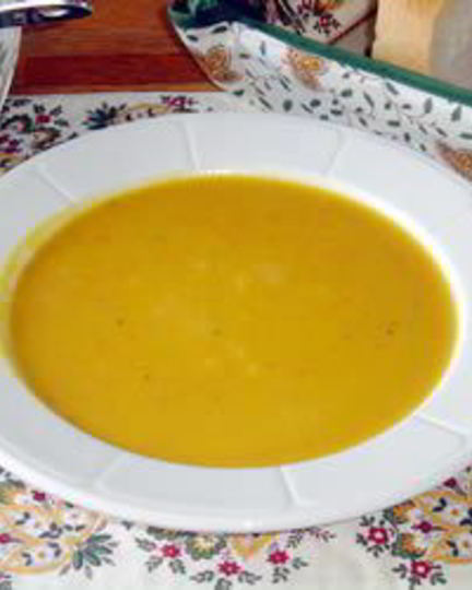 Рецепт супа-пюре из мускатной тыквы