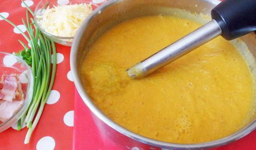 суп-пюре из нута с карри