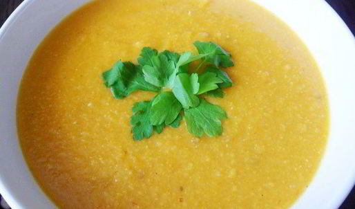 суп-пюре из нута с карри
