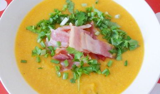 суп-пюре из нута с карри