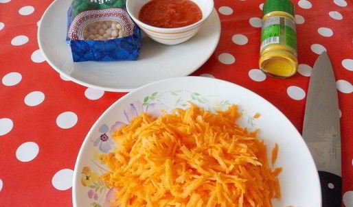 суп-пюре из нута с карри