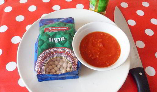 суп-пюре из нута с карри