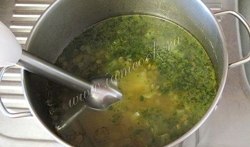 суп пюре из шпината