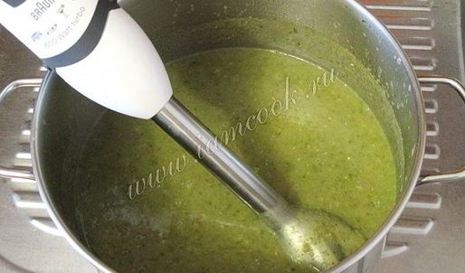 суп пюре из шпината