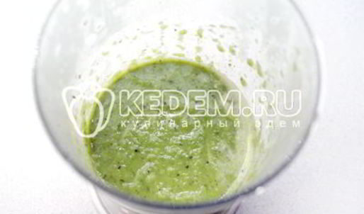 суп-пюре из стручковой фасоли с рыбой