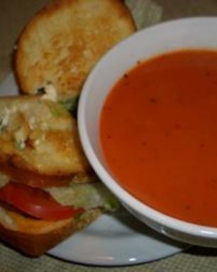 Суп-пюре из томатного сока