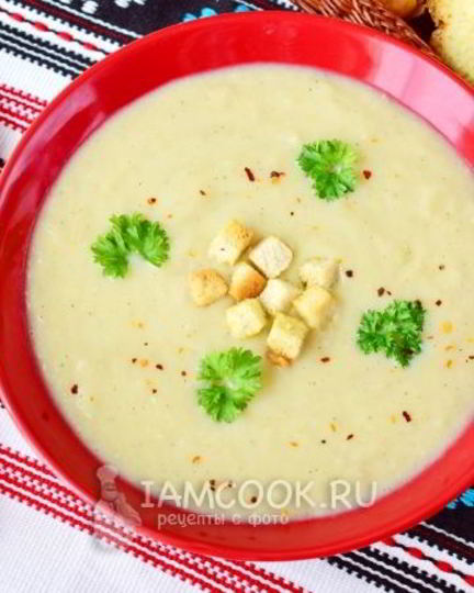 Рецепт супа-пюре из цветной капусты со сливками