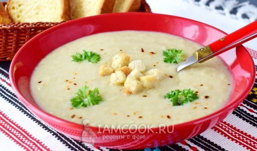 суп-пюре из цветной капусты со сливками