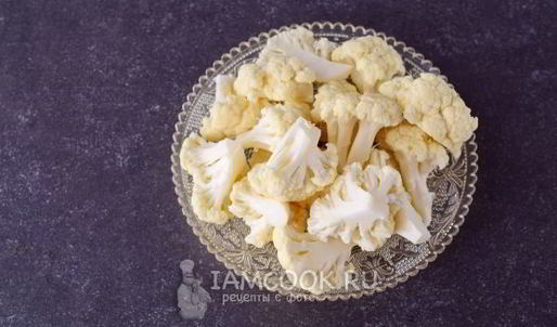 суп-пюре из цветной капусты со сливками