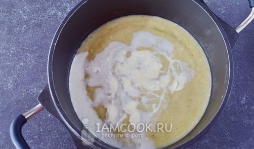 суп-пюре из цветной капусты со сливками