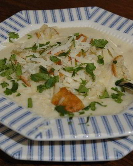 Рецепт супа-пюре из цветной капусты