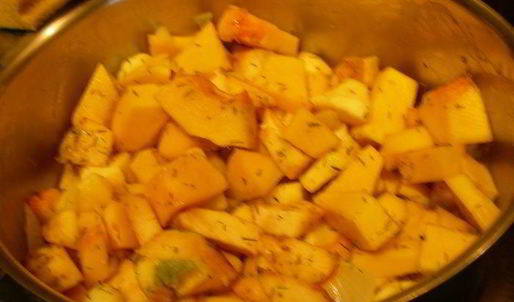 суп-пюре из тыквы и яблока