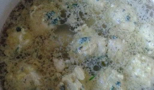 суп-пюре из тыквы с фрикадельками