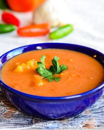 Рецепт супа-пюре овощной со сливками