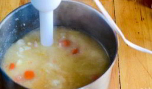 суп-пюре овощной со сливками