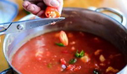 суп-пюре овощной со сливками