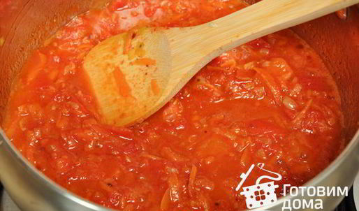 суп-пюре с консервированной фасолью и томатами