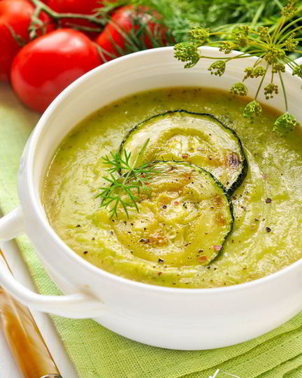 Рецепт супа-пюре с цуккини