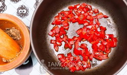 томатный суп-пюре с нутом