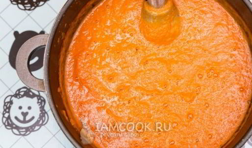 томатный суп-пюре с нутом