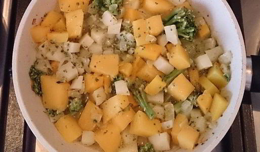 тыквенный суп-пюре с брокколи