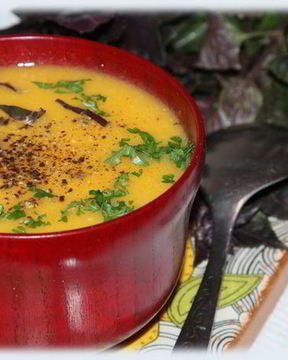 Яблочно-морковный суп-пюре