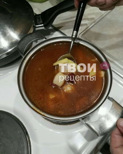 Рецепт супа рыбного с фасолью