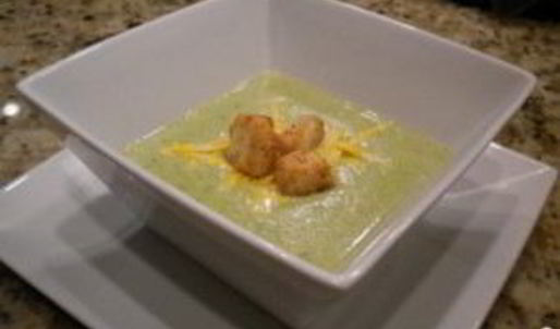 суп с брокколи и сыром по-быстрому