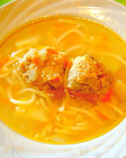 Рецепт супа с фрикадельками и макаронами