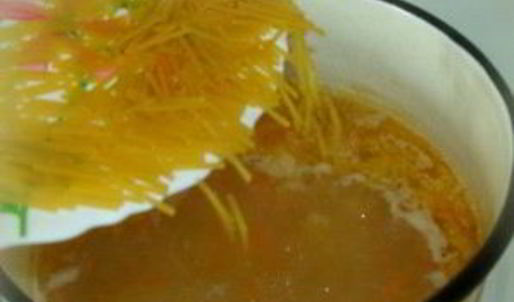 суп с фрикадельками и макаронами