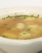 Суп с манными клецками