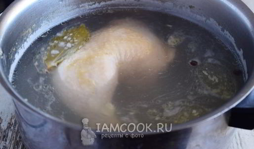 суп с замороженным зеленым горошком