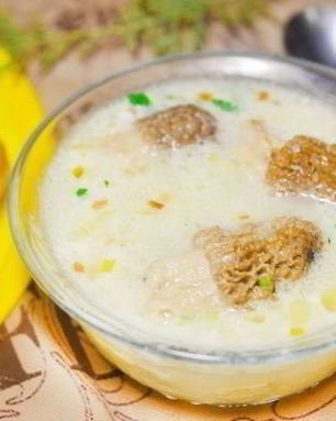 Суп со сморчками в мультиварке