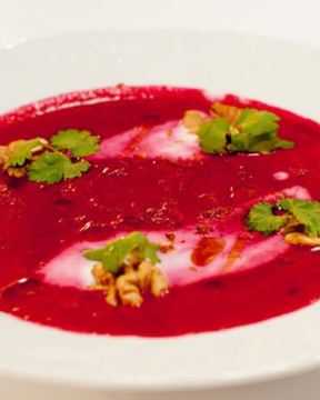 Свекольный крем-суп на кокосовом молоке