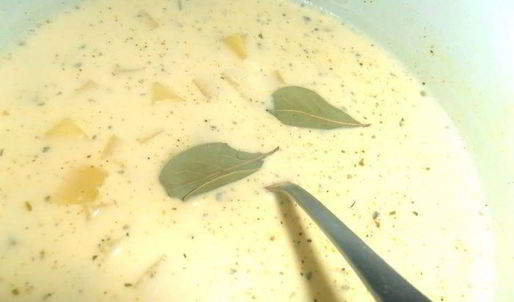 любимый сырный супчик сына