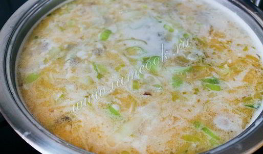 немецкий сырный суп k sesuppe