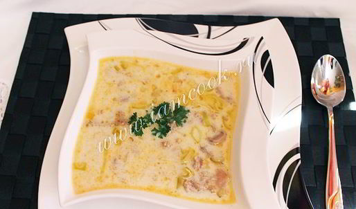 немецкий сырный суп k sesuppe