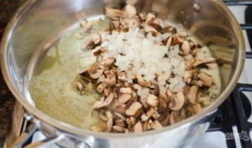 сырно-грибной суп