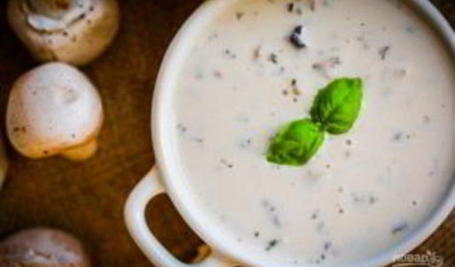 сырно-грибной суп