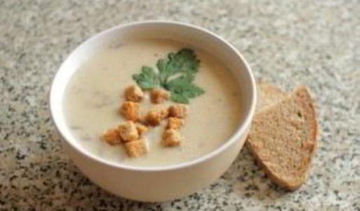 сырный крем-суп с курицей