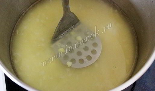 сырный суп пюре с креветками