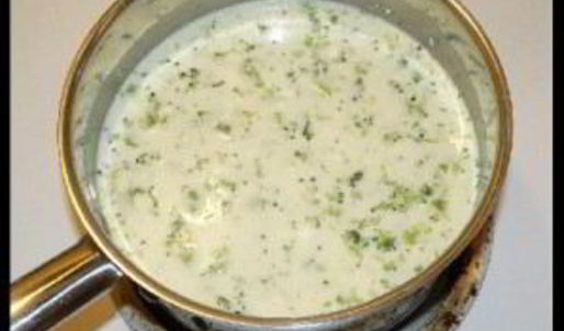 сырный суп с брокколи