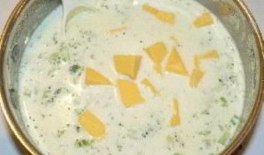 сырный суп с брокколи