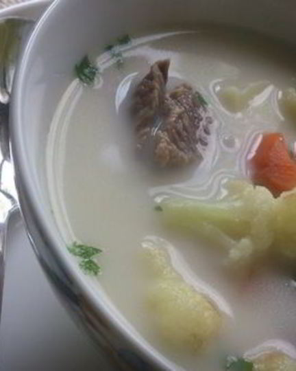 Рецепт сырного супа с говядиной